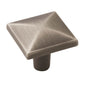 Amerock - Extensity 1-1/8 in (29 mm) Length Antique Silver Cabinet Knob - Antique Silver
