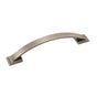Amerock - Candler 5-1/16 in (128 mm) Center-to-Center Antique Silver Cabinet Pull - Antique Silver