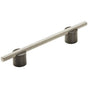 Amerock - Transcendent Pull - Matte Black,Silver Champagne
