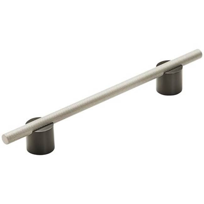 Amerock - Transcendent Pull - Matte Black,Silver Champagne