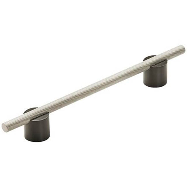 Amerock - Transcendent Pull - Matte Black,Silver Champagne