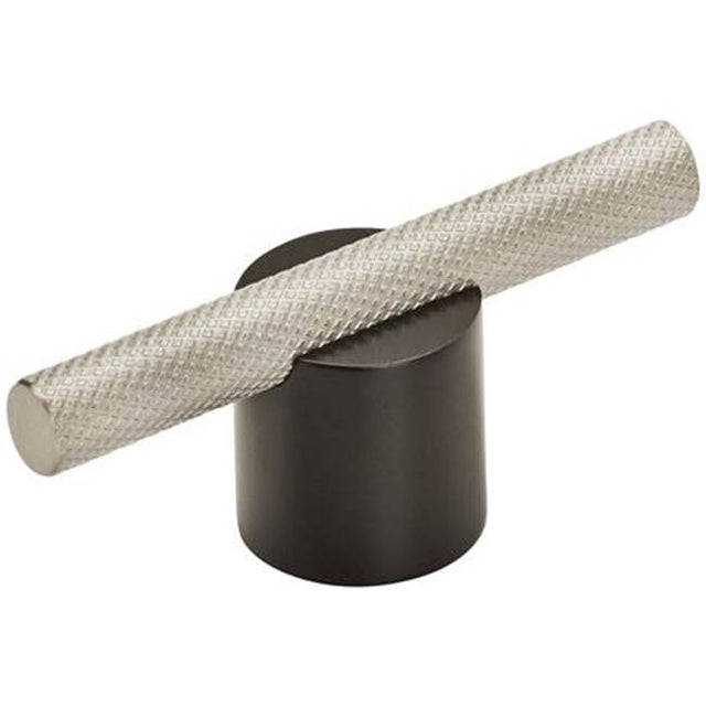Amerock - Transcendent Pull - Matte Black,Silver Champagne