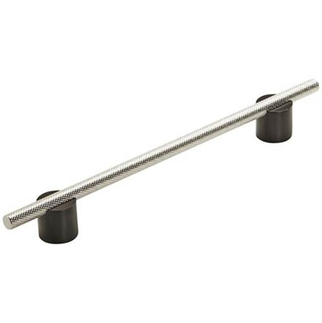 Amerock - Transcendent Pull - Matte Black,Polished Nickel