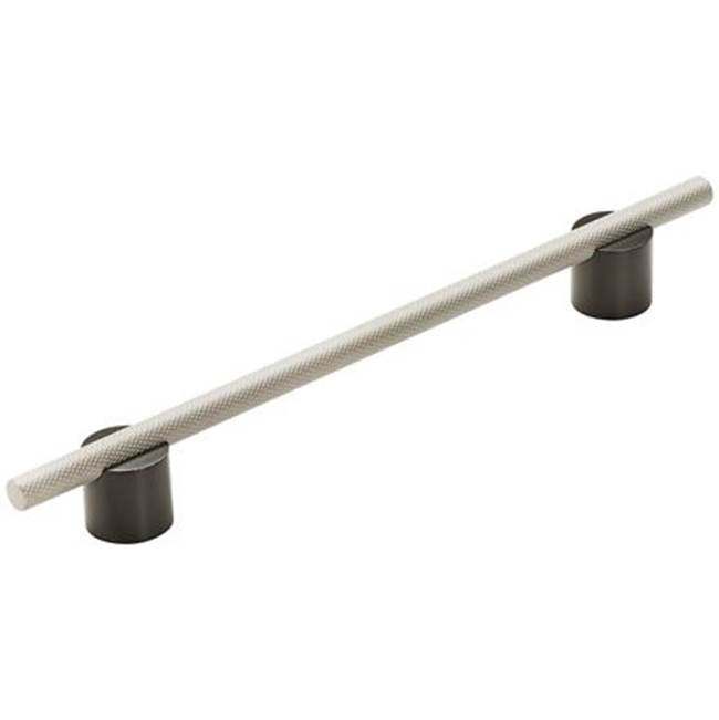 Amerock - Transcendent Pull - Matte Black,Silver Champagne