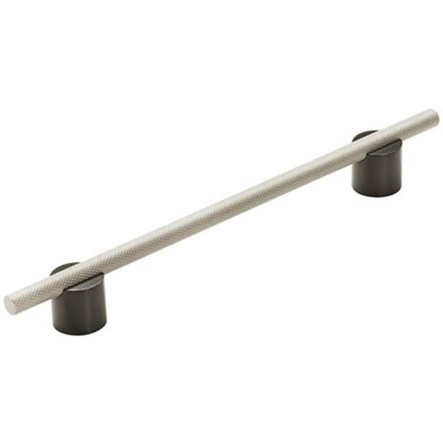 Amerock - Transcendent Pull - Matte Black,Silver Champagne