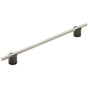 Amerock - Transcendent Pull - Matte Black,Silver Champagne