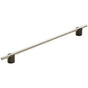 Amerock - Transcendent Pull - Matte Black,Polished Nickel