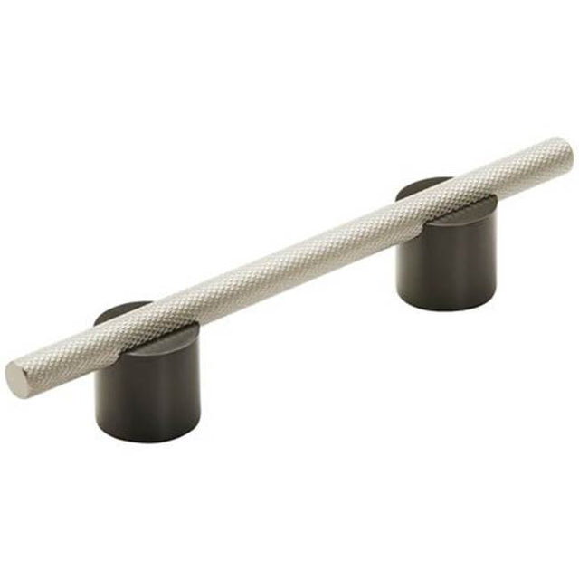 Amerock - Transcendent Pull - Matte Black,Silver Champagne