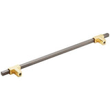 Amerock - Urbanite Pull - Brushed Gold,Black Chrome