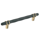 Amerock - London 6-5/16 in (160 mm) Center-to-Center Black Bronze/Golden Champagne Cabinet Pull - Black Bronze/Golden Champagne
