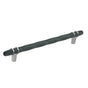 Amerock - London 8 in (203 mm) Center-to-Center Black Bronze/Polished Chrome Cabinet Pull - Black Bronze/Polished Chrome