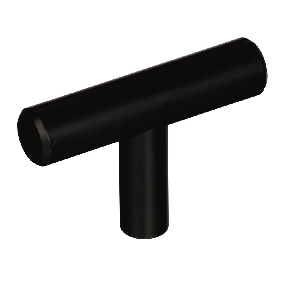 Amerock - Bar Pulls 1-15/16 in (49 mm) Length Black Bronze Cabinet Knob - Black Bronze