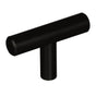 Amerock - Bar Pulls 1-15/16 in (49 mm) Length Black Bronze Cabinet Knob - Black Bronze