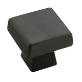 Amerock - Blackrock 1-3/16 in (30 mm) Length Black Bronze Cabinet Knob - Black Bronze
