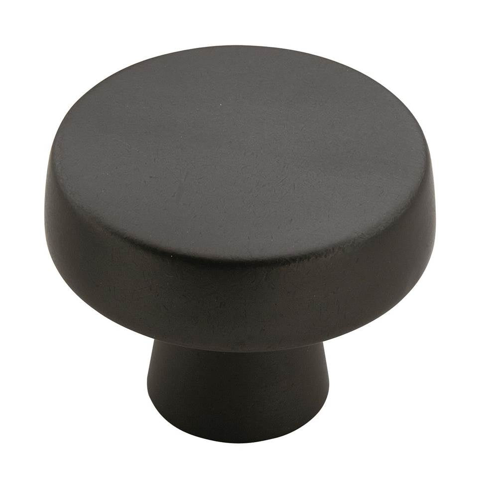 Amerock - Blackrock 1-5/8 in (44 mm) Diameter Black Bronze Cabinet Knob - Black Bronze