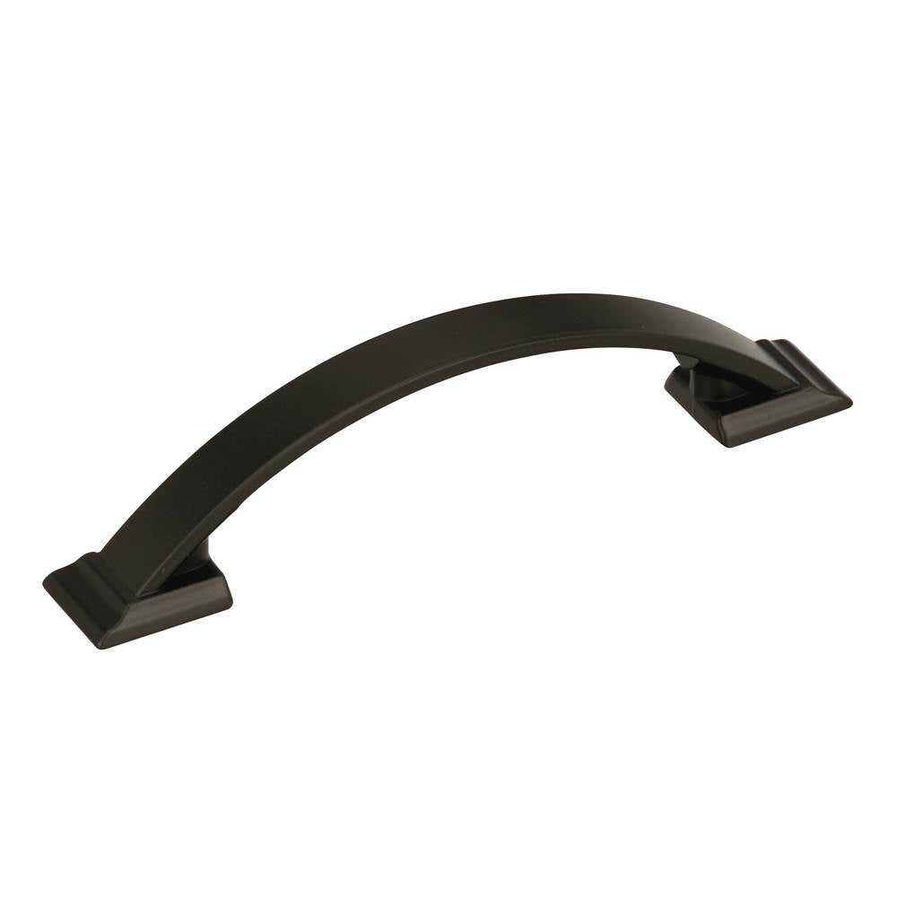 Amerock - Candler 3-3/4 in (96 mm) Center-to-Center Black Bronze Cabinet Pull - Black Bronze