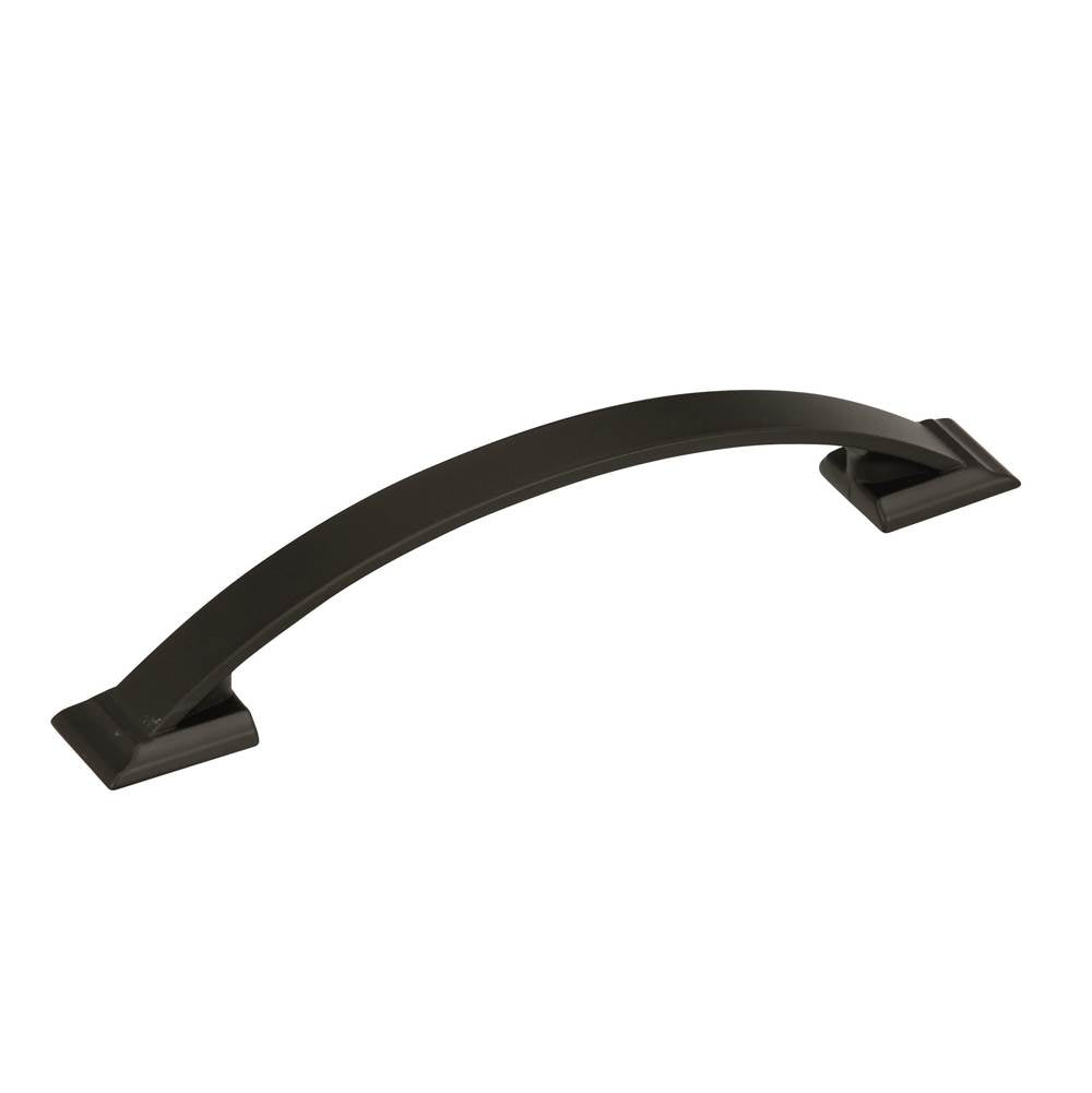Amerock - Candler 5-1/16 in (128 mm) Center-to-Center Black Bronze Cabinet Pull - Black Bronze
