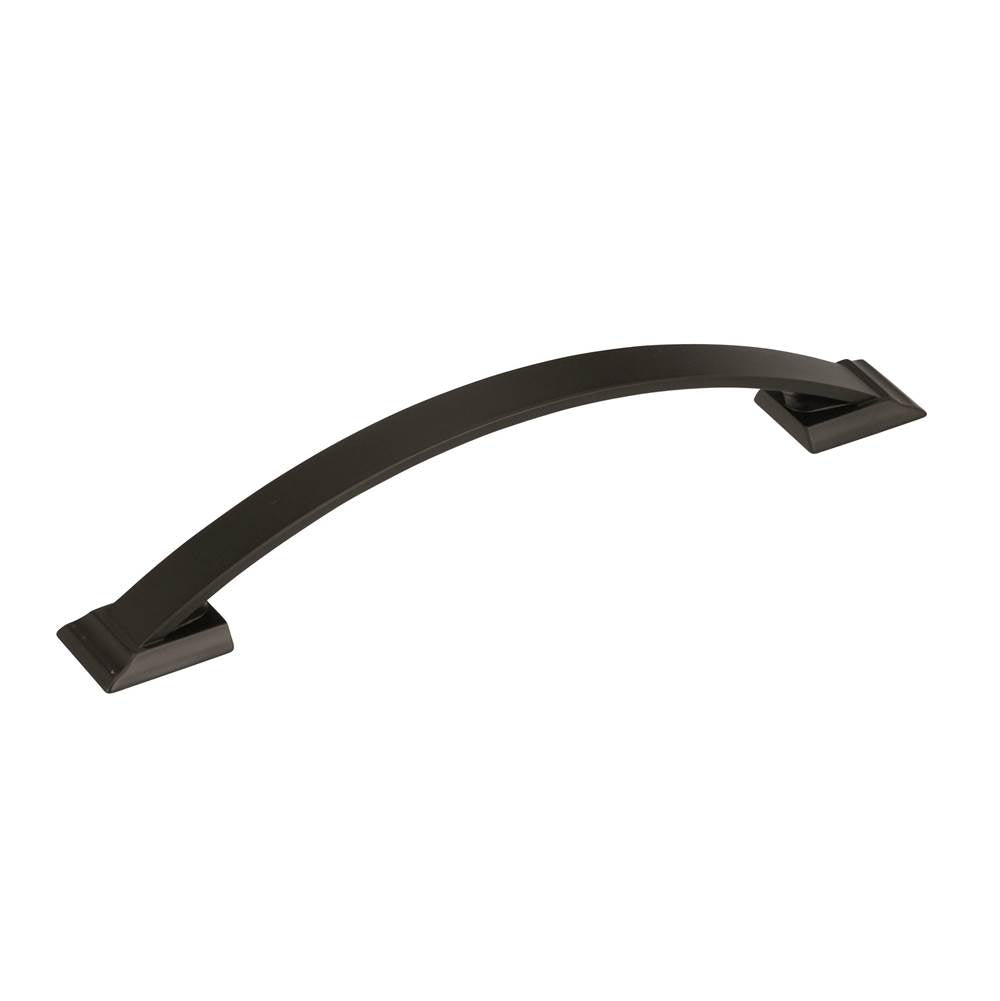 Amerock - Candler 6-5/16 in (160 mm) Center-to-Center Black Bronze Cabinet Pull - Black Bronze