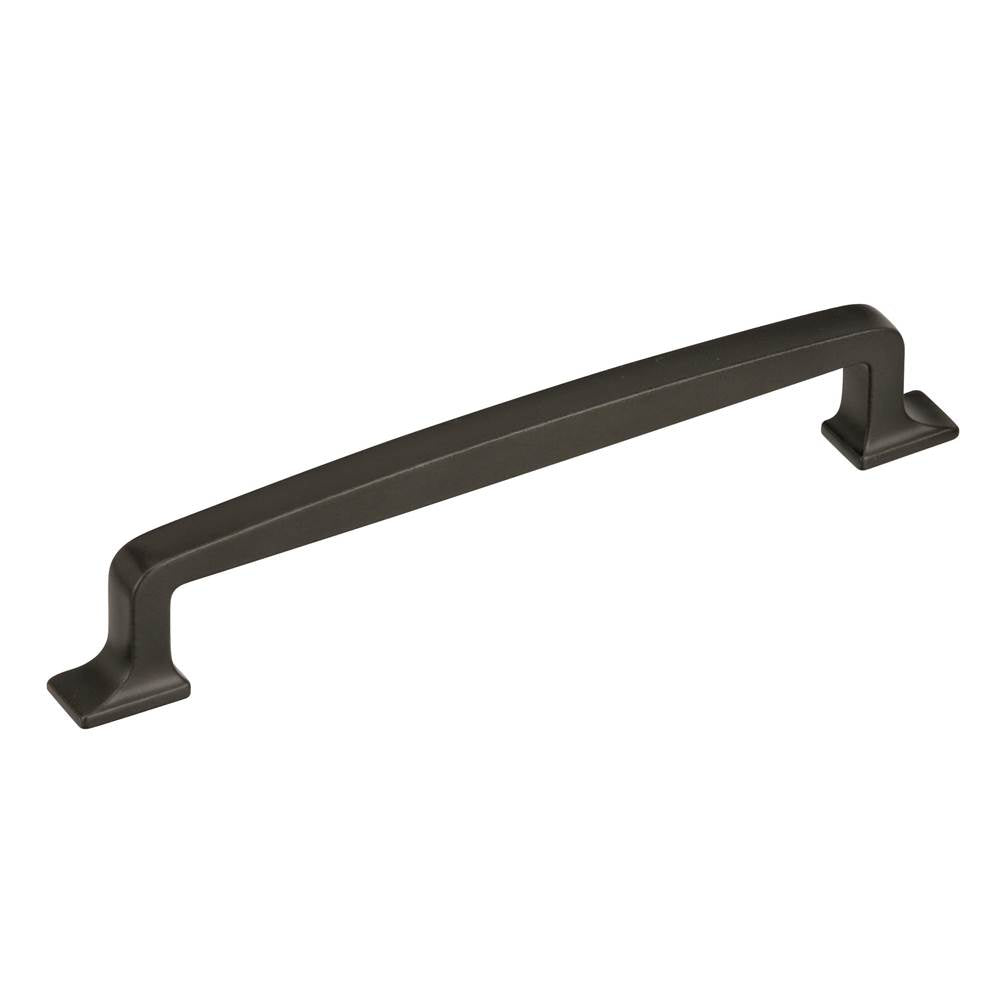 Amerock - Westerly 6-5/16 in (160 mm) Center-to-Center Black Bronze Cabinet Pull - Black Bronze