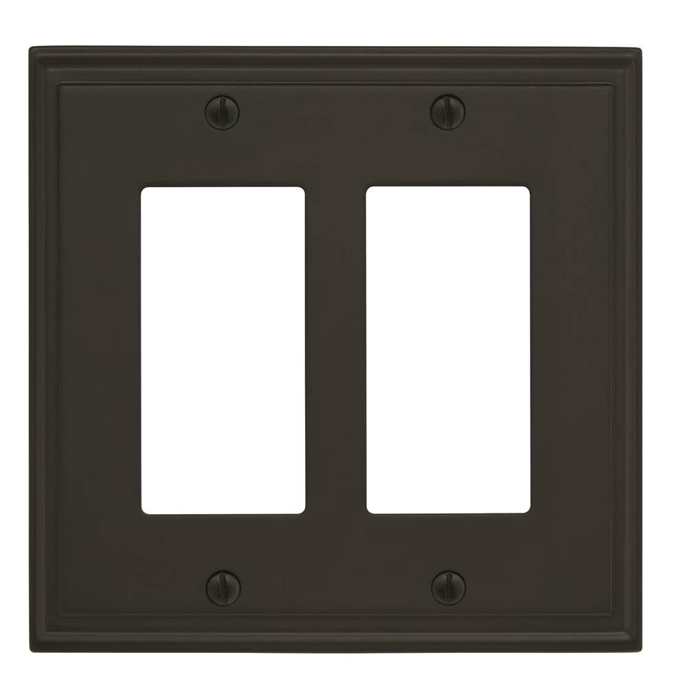 Amerock - Mulholland 2 Rocker Black Bronze Wall Plate - Black Bronze