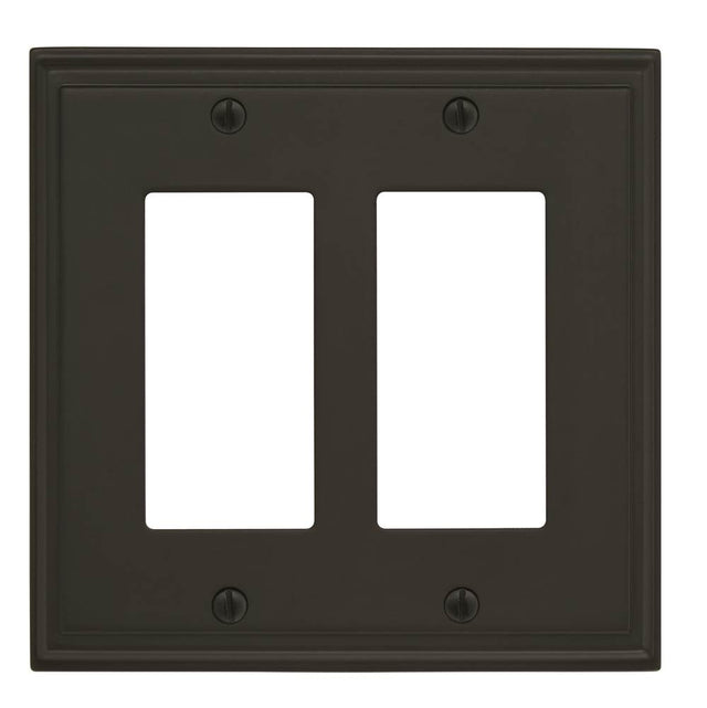 Amerock - Mulholland 2 Rocker Black Bronze Wall Plate - Black Bronze