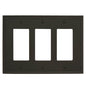 Amerock - Mulholland 3 Rocker Black Bronze Wall Plate - Black Bronze