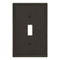Amerock - Mulholland 1 Toggle Black Bronze Wall Plate - Black Bronze