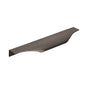 Amerock - Aloft 6-9/16 in (167 mm) Center-to-Center Black Chrome Cabinet Edge Pull - Black Chrome