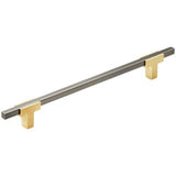 Amerock - Urbanite Pull - Brushed Gold,Black Chrome
