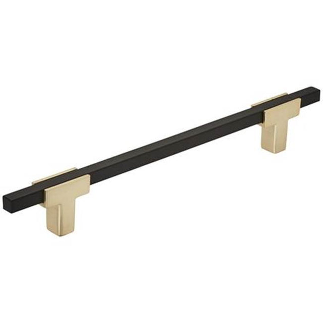 Amerock - Urbanite Pull - Brushed Gold,Matte Black