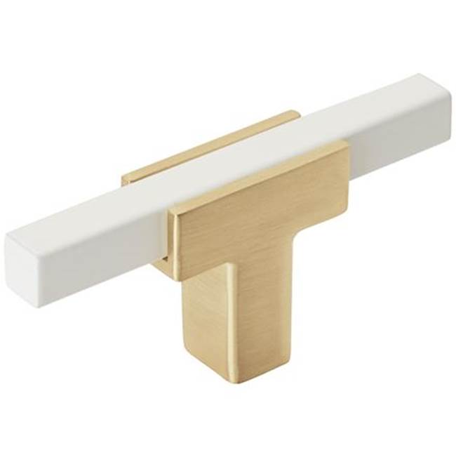 Amerock - Urbanite Knob - Brushed Gold,White