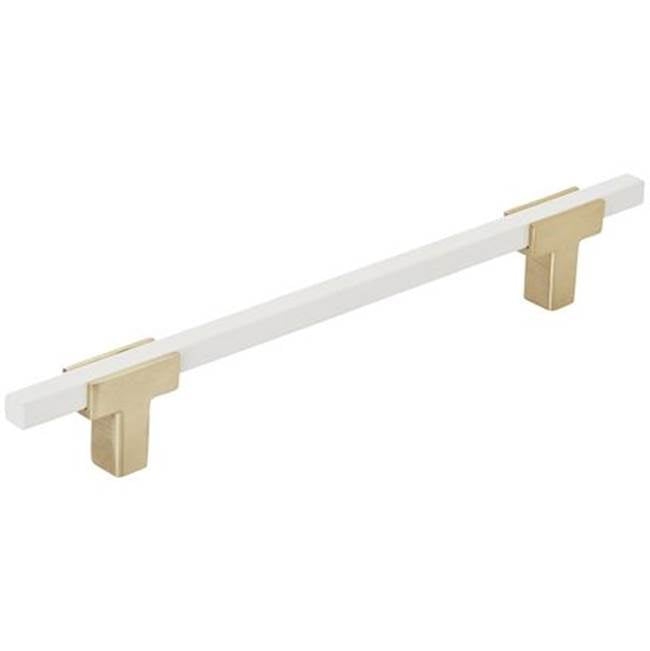 Amerock - Urbanite Pull - Brushed Gold,White