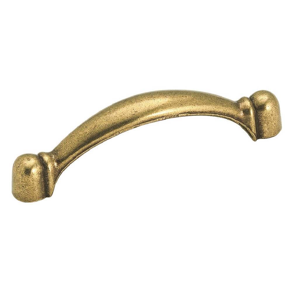 Amerock - Allison Value 3 in (76 mm) Center-to-Center Burnished Brass Cabinet Pull - Burnished Brass