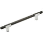 Amerock - Urbanite Pull - Polished Chrome,Brushed Matte Black