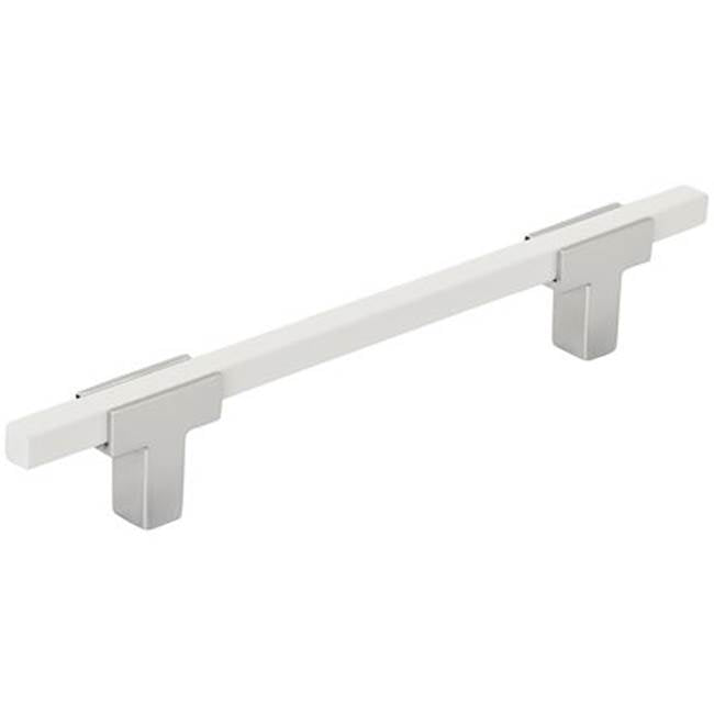 Amerock - Urbanite Pull - Polished Chrome,White