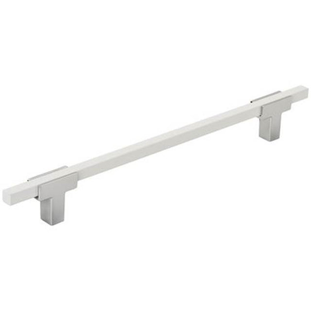Amerock - Urbanite Pull - Polished Chrome,White