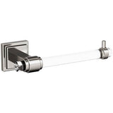 Amerock - Glacio Toilet Tissue Holder - Clear,Brushed Nickel