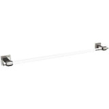 Amerock - Glacio Towel Bar - Clear,Brushed Nickel