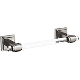Amerock - Glacio Towel Bar - Clear,Brushed Nickel