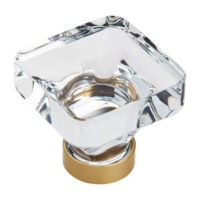 Amerock - Glacio Knobs - Clear,Champagne Bronze