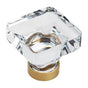 Amerock - Glacio Knobs - Clear,Champagne Bronze