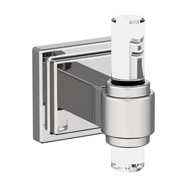 Amerock - Glacio Robe Hook - Clear,Polished Chrome