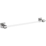 Amerock - Glacio Towel Bar - Clear,Polished Chrome