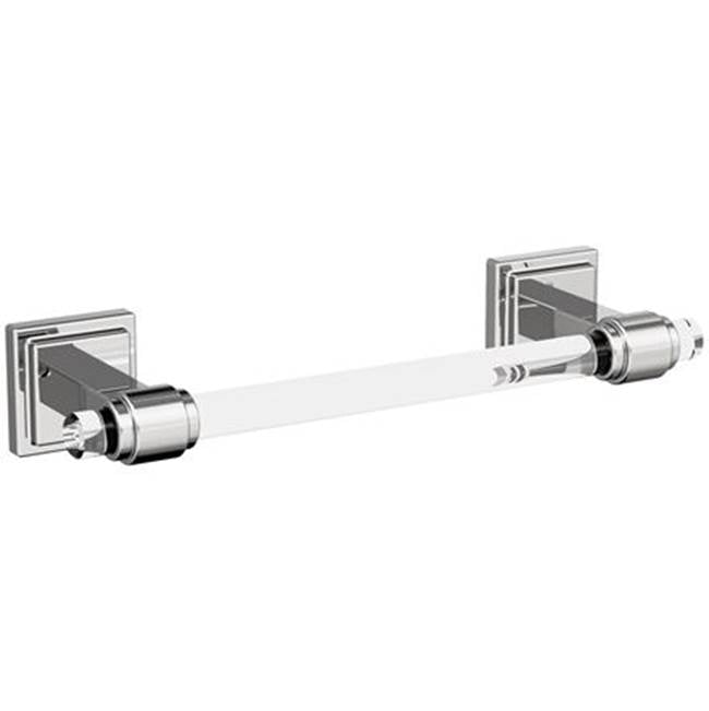 Amerock - Glacio Towel Bar - Clear,Polished Chrome