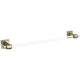 Amerock - Glacio Towel Bar - Clear,Golden Champagne