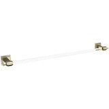 Amerock - Glacio Towel Bar - Clear,Golden Champagne