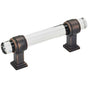 Amerock - Glacio Pulls - Clear,Oil Rubbed Bronze