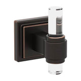 Amerock - Glacio Robe Hook - Clear,Oil Rubbed Bronze