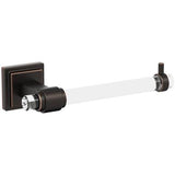 Amerock - Glacio Toilet Tissue Holder - Clear,Oil Rubbed Bronze