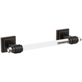 Amerock - Glacio Towel Bar - Clear,Oil Rubbed Bronze